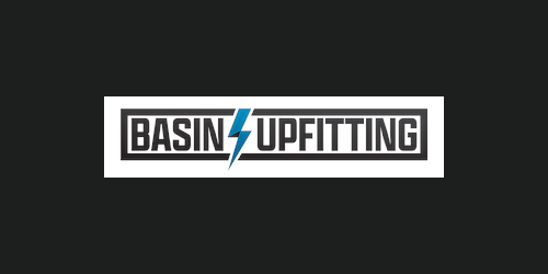 Basin upfitting logo black background