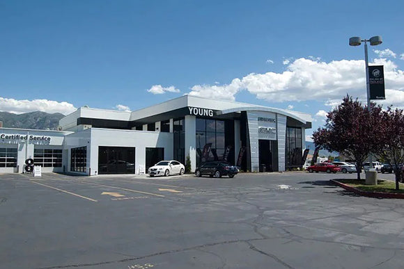 <p><a href="http://www.youngbuickgmc.com/" target="_blank"><strong>Young Buick GMC Layton<br/></strong></a>570 N Main, Layton, UT 84041</p>