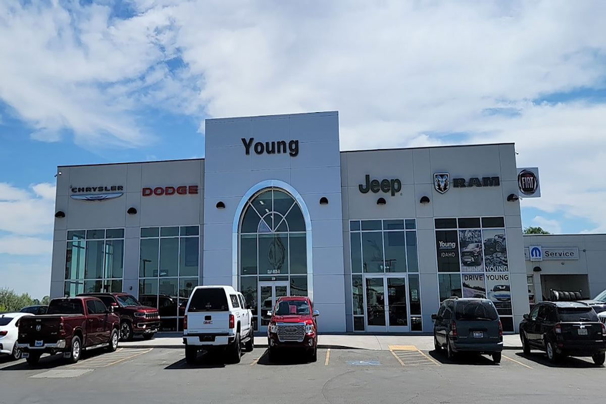 <p><strong>Young Chrysler Jeep Dodge Ram Idaho<br/></strong>259 Overland Ave, Burley, ID 83318</p>