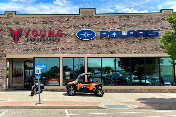 <p><a href="https://youngpowersports.com/" target="_blank"><strong>Young Powersports<br/></strong></a>60 N Main, Layton, UT <br/>84041</p>