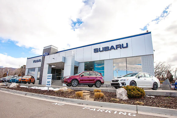 <p><a href="https://www.youngsubaru.com/" target="_blank"><strong>Young Subaru<br/></strong></a>3920 Riverdale, Ogden, UT 84405</p>
